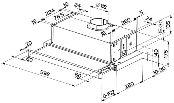 Вытяжка  FRANKE FTC 601 WH GL купить с доставкой по Москве и Московской области в интернет-магазине ТехноВегас