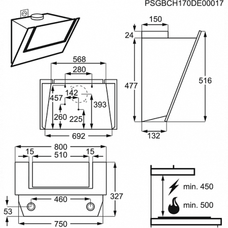Вытяжка AEG DVB3850B купить с доставкой по Москве и Московской области в интернет-магазине ТехноВегас