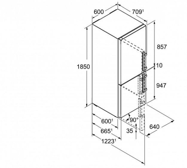 Холодильник LIEBHERR SWTNes 4285 купить с доставкой по Москве и Московской области в интернет-магазине ТехноВегас