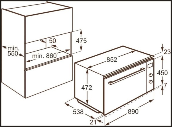 Духовой шкаф AEG BE 6915001 M нержавеющая сталь купить с доставкой по Москве и Московской области в интернет-магазине ТехноВегас