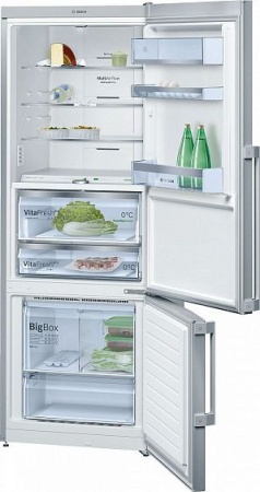 Холодильник Bosch KGN56PI30U нержавеющая сталь купить с доставкой по Москве и Московской области в интернет-магазине ТехноВегас