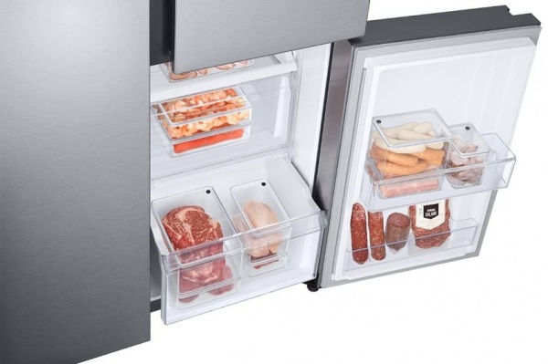 Холодильник Samsung RS63R5591SL нержавеющая сталь купить с доставкой по Москве и Московской области в интернет-магазине ТехноВегас