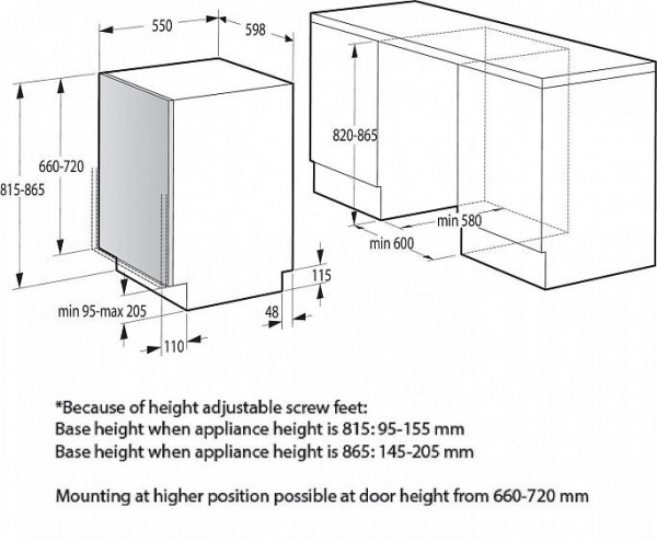 Посудомоечная машина GORENJE GV 62011