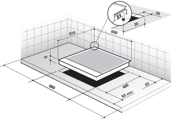Поверхность DE DIETRICH dtg 1164 x купить с доставкой по Москве и Московской области в интернет-магазине ТехноВегас
