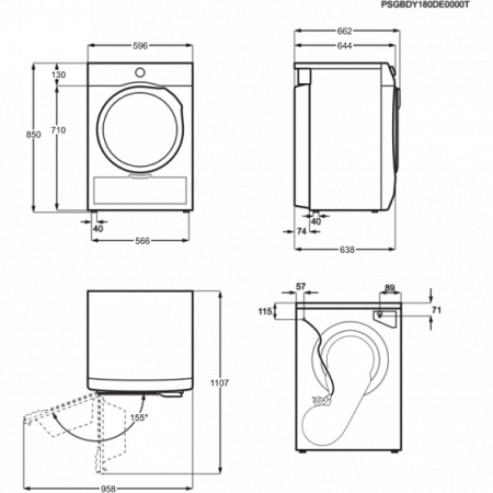 Сушильная машина Electrolux EW8HR458B купить с доставкой по Москве и Московской области в интернет-магазине ТехноВегас