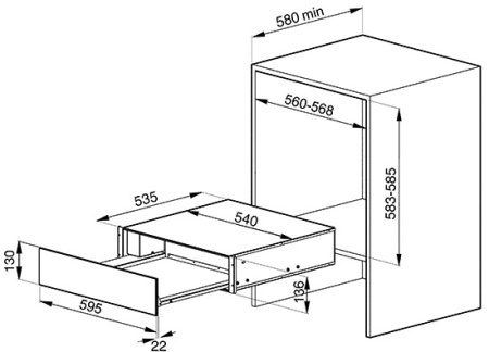 Подогреватель посуды SMEG ctp15x купить с доставкой по Москве и Московской области в интернет-магазине ТехноВегас