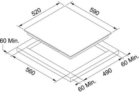 Варочная поверхность Franke FHR603CTDBK (108.0530.022) купить с доставкой по Москве и Московской области в интернет-магазине ТехноВегас
