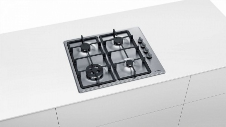 Газовая варочная панель BOSCH PBH6C5B95R купить с доставкой по Москве и Московской области в интернет-магазине ТехноВегас