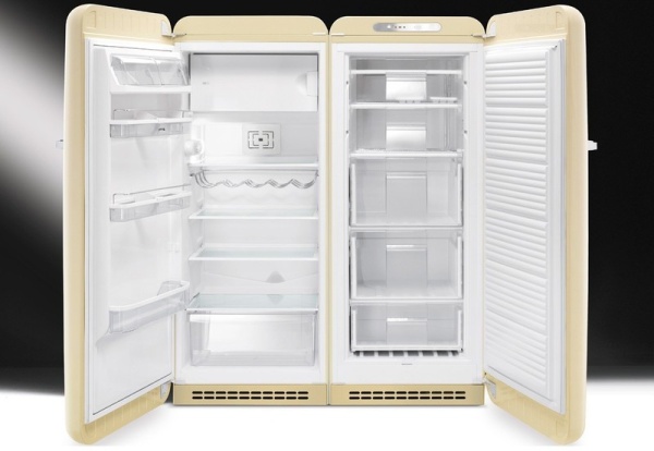 Холодильник SMEG fab28lp1 купить с доставкой по Москве и Московской области в интернет-магазине ТехноВегас