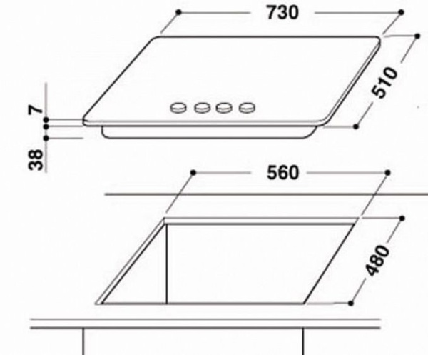 Поверхность WHIRLPOOL gma 7522 ix