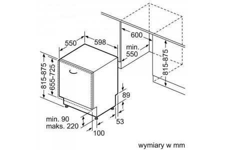 Встраиваемая посудомоечная машина Bosch SMV8YCX02E купить с доставкой по Москве и Московской области в интернет-магазине ТехноВегас
