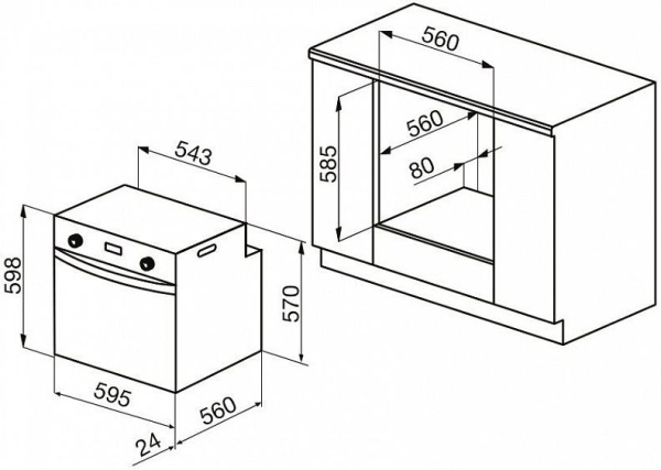 Духовой шкаф KORTING okb 760 fn