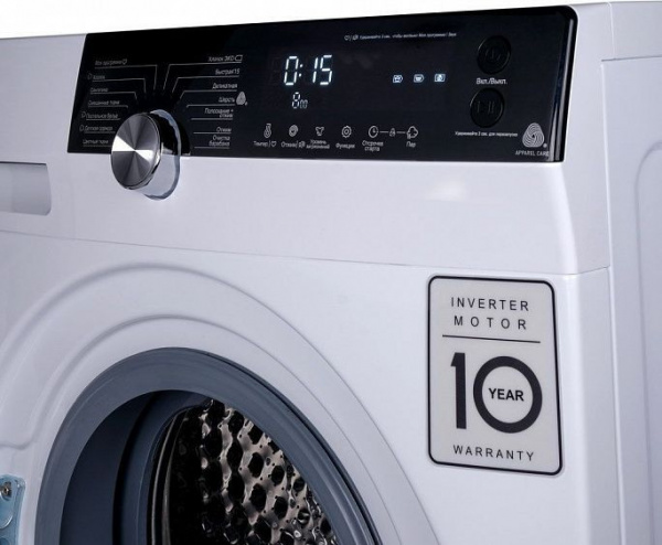 Стиральная машина WEISSGAUFF WM 5649 DC Inverter Steam