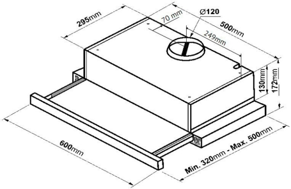 Вытяжка KORTING KHP 6617 GN купить с доставкой по Москве и Московской области в интернет-магазине ТехноВегас