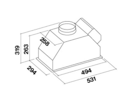 Вытяжка FALMEC GRUPPO INCASSO 50 GreenTech купить с доставкой по Москве и Московской области в интернет-магазине ТехноВегас