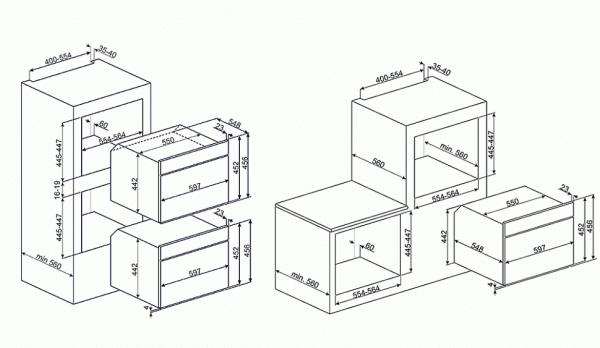 Встраиваемая пароварка SMEG SF4102VS