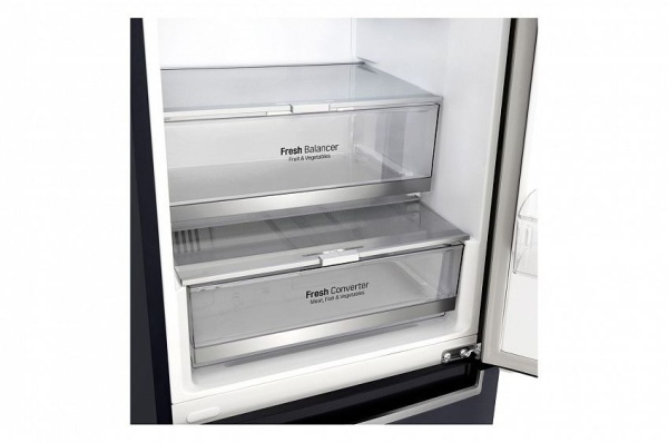 Холодильник LG GA-B509SBDZ черный купить с доставкой по Москве и Московской области в интернет-магазине ТехноВегас