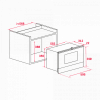 Микроволновая печь TEKA ML 8220 BIS L LONDON BRICK (112030003) купить с доставкой по Москве и Московской области в интернет-магазине ТехноВегас