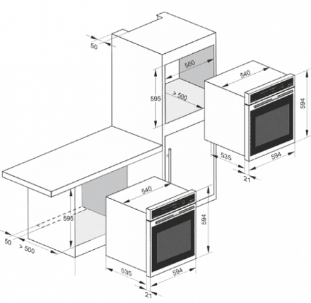 Духовой шкаф KAISER eh 6927 w купить с доставкой по Москве и Московской области в интернет-магазине ТехноВегас