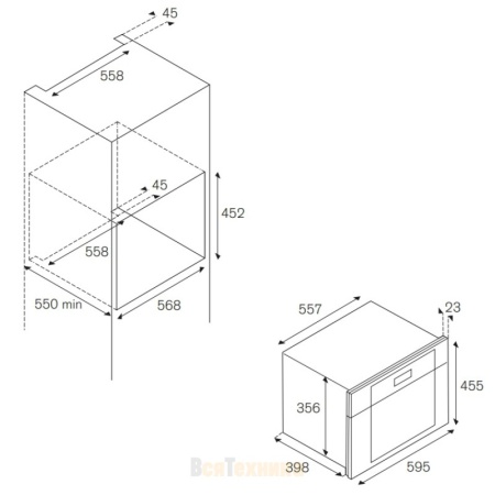 Встраиваемая кофемашина Bertazzoni M45CAFX купить с доставкой по Москве и Московской области в интернет-магазине ТехноВегас