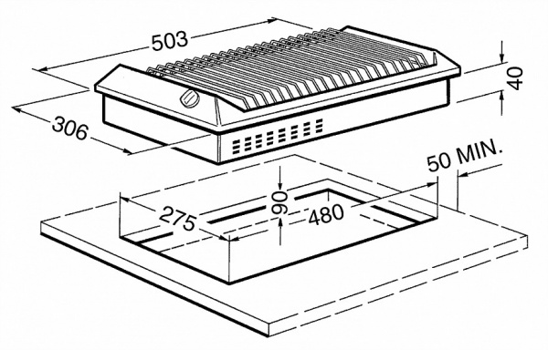 Поверхность SMEG segr531x