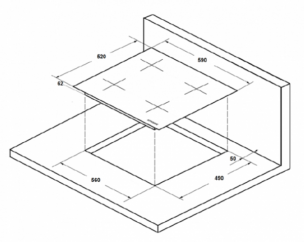 ПОВЕРХНОСТЬ KUPPERSBERG ICS 606