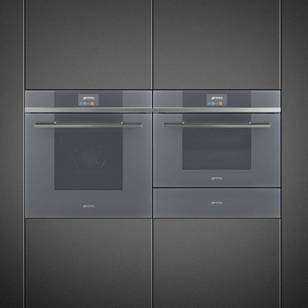 Духовой шкаф электрический компактный SMEG SF4104MCS купить с доставкой по Москве и Московской области в интернет-магазине ТехноВегас