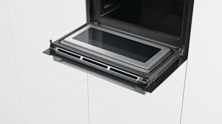 Компактный духовой шкаф с свч Bosch CMG633BB1 купить с доставкой по Москве и Московской области в интернет-магазине ТехноВегас