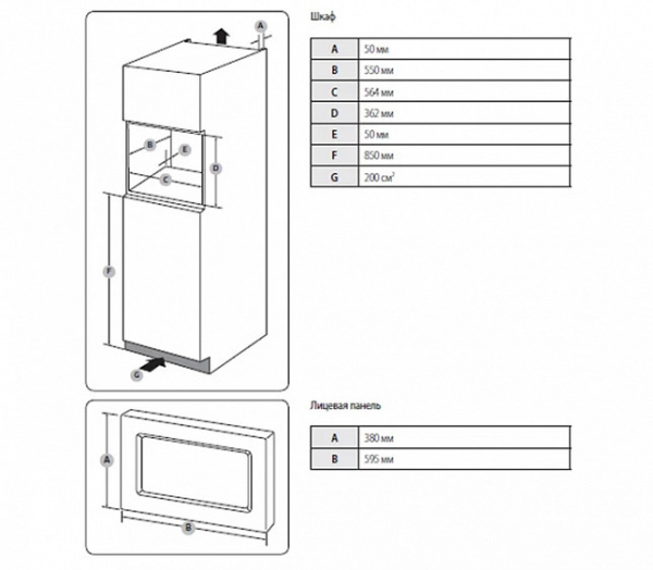 Встраиваемая микроволновая печь Samsung FG87SUT