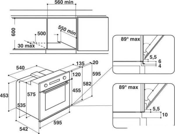 Электрический духовой шкаф WHIRLPOOL akz 6220/wh купить с доставкой по Москве и Московской области в интернет-магазине ТехноВегас
