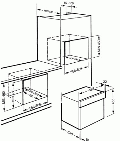 Духовой шкаф SMEG s45mfx2 купить с доставкой по Москве и Московской области в интернет-магазине ТехноВегас