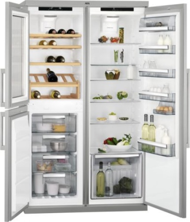 Холодильник Side by Side AEG RXE75911TM купить с доставкой по Москве и Московской области в интернет-магазине ТехноВегас