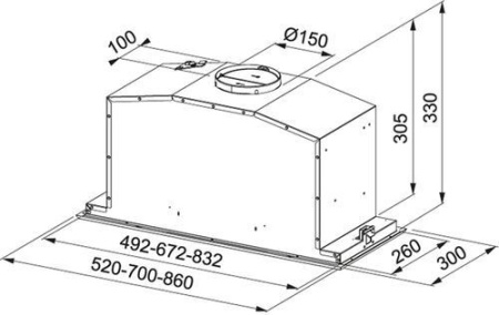 Вытяжка Franke FBI737XS/WH (305.0528.841) купить с доставкой по Москве и Московской области в интернет-магазине ТехноВегас