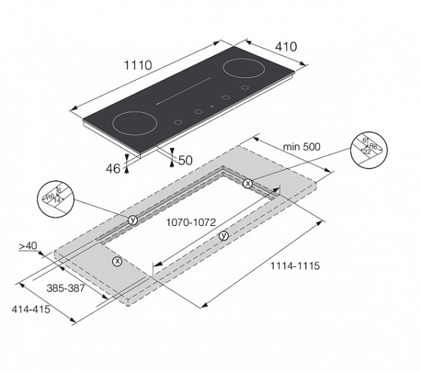 Варочная поверхность ASKO HID144MFC купить с доставкой по Москве и Московской области в интернет-магазине ТехноВегас