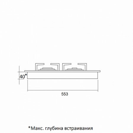 Поверхность KUPPERSBERG TS 62 B купить с доставкой по Москве и Московской области в интернет-магазине ТехноВегас