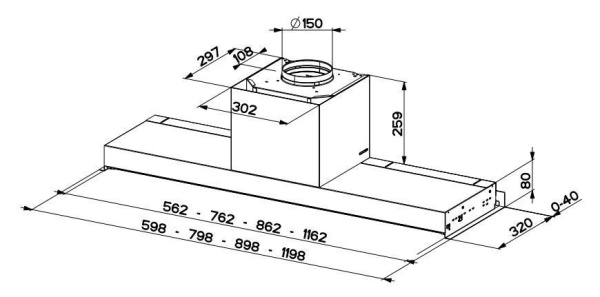 Вытяжка FABER IN-NOVA TOUCH X A90 (305.0575.419) купить с доставкой по Москве и Московской области в интернет-магазине ТехноВегас
