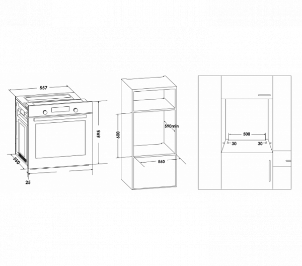 Духовой шкаф SCHAUB LORENZ SLB ES6313 купить с доставкой по Москве и Московской области в интернет-магазине ТехноВегас