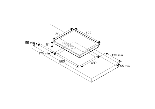 Варочная поверхность BERTAZZONI P755CMODGNE купить с доставкой по Москве и Московской области в интернет-магазине ТехноВегас