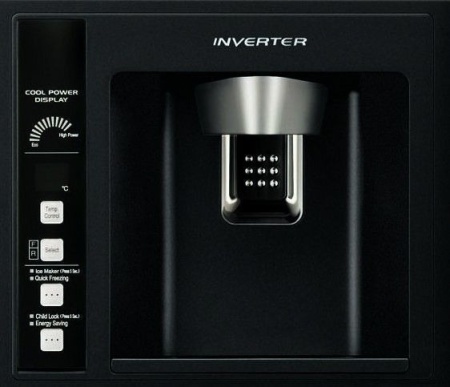 Холодильник  HITACHI r-w662 fpu3x gbk черный купить с доставкой по Москве и Московской области в интернет-магазине ТехноВегас