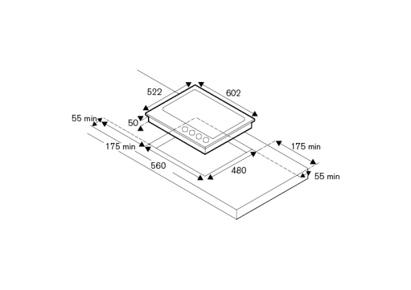 Варочная поверхность BERTAZZONI P604LHERNE купить с доставкой по Москве и Московской области в интернет-магазине ТехноВегас