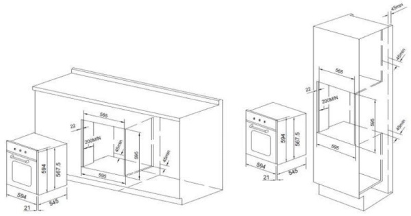 Духовой шкаф GRAUDE BE 60.3 W купить с доставкой по Москве и Московской области в интернет-магазине ТехноВегас