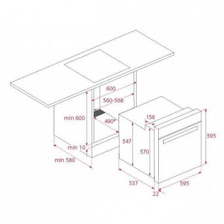 ДУХОВОЙ ШКАФ KUPPERSBERG FZH 611 B купить с доставкой по Москве и Московской области в интернет-магазине ТехноВегас
