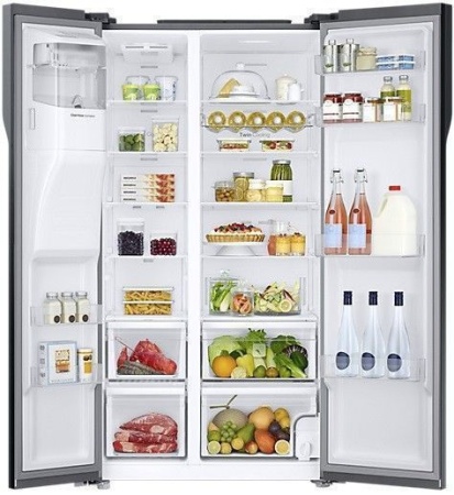 Холодильник Samsung RS51K54F02C черный купить с доставкой по Москве и Московской области в интернет-магазине ТехноВегас