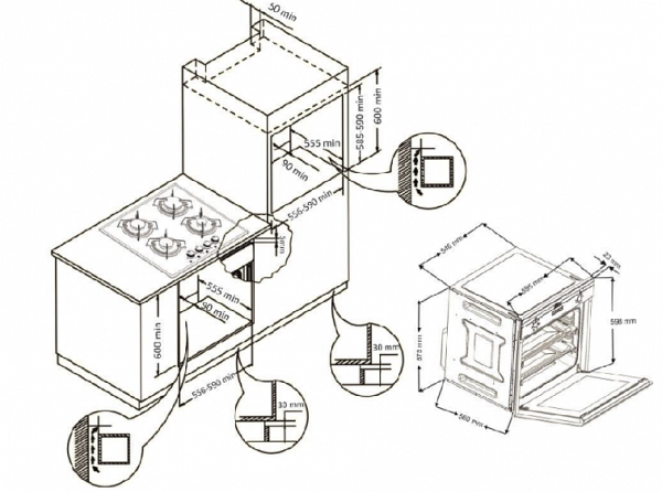 Духовой шкаф ZIGMUND & SHTAIN en 107.611 x купить с доставкой по Москве и Московской области в интернет-магазине ТехноВегас