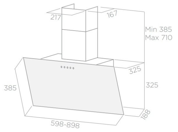 Вытяжка ELICA SHIRE WH/A/90 купить с доставкой по Москве и Московской области в интернет-магазине ТехноВегас