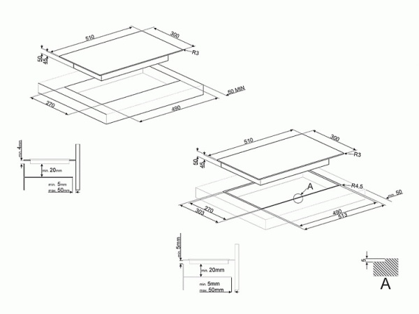 Варочная панель SMEG SE332EB купить с доставкой по Москве и Московской области в интернет-магазине ТехноВегас