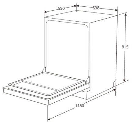 Посудомоечная машина KUPPERSBERG GLM 6075 купить с доставкой по Москве и Московской области в интернет-магазине ТехноВегас