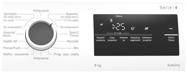 Сушильная машина Bosch WTH85V1GPL купить с доставкой по Москве и Московской области в интернет-магазине ТехноВегас
