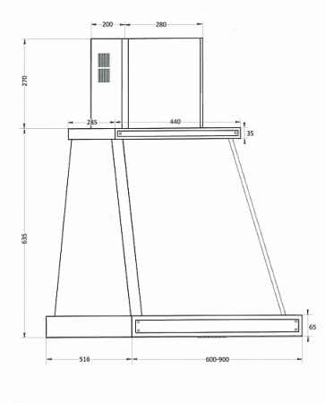 Вытяжка KUPPERSBERG t 669 c bronze купить с доставкой по Москве и Московской области в интернет-магазине ТехноВегас