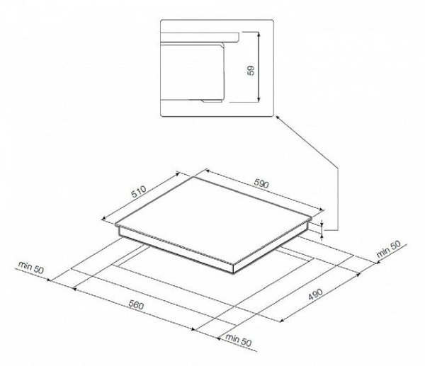 Варочная поверхность Graude GS 60.3 G купить с доставкой по Москве и Московской области в интернет-магазине ТехноВегас